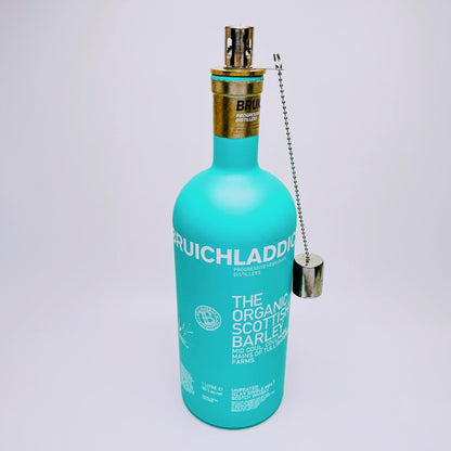 Whisky Öllampe aus echter Whiskyflasche – Handgemachte Upcycling Design Öllampe mit warmem Flammenlicht – Geschenkidee für Whisky Liebhaber