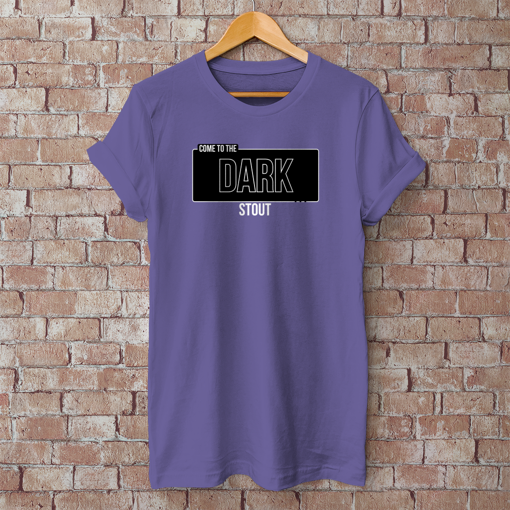 Come to the Dark STOUT T-Shirt – Humorvolles Bier-Shirt für Stout-Fans & Craftbier-Nerds - 100% Baumwolle