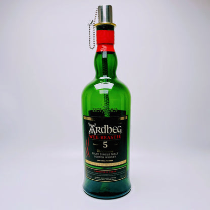 Whisky-Öllampe ”Ardbeg” | Handgemachte Öllampe aus Ardbeg Whsikey Flaschen | Upcycling | Individuell | Geschenk | Schottland | Deko