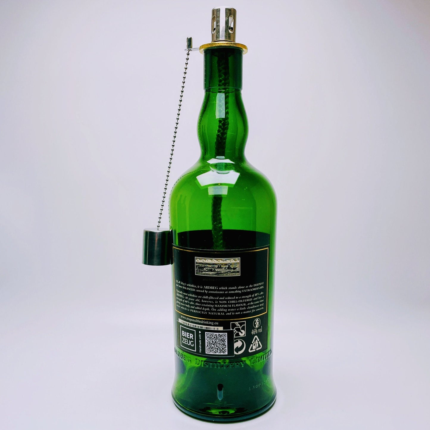 Whisky oil lamp "Ardbeg" | Handmade oil lamp from Ardbeg whisky bottles | Upcycling | Individual | Gift | Scotland | Decoration