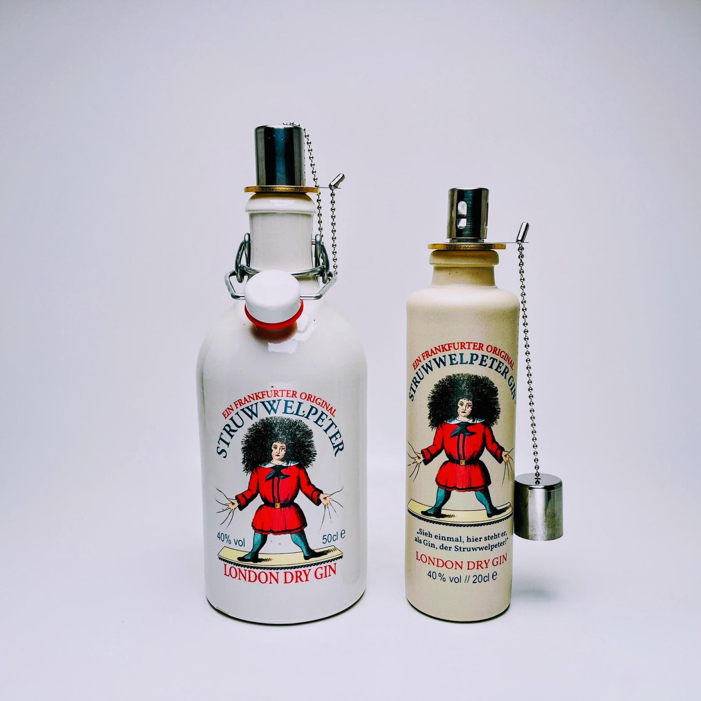Gin Oil Lamps - Handmade Upcycled Oil Lamp from Gin Bottles | Lantern for Balcony & Garden | Gift for Gin Lovers | Outdoor Decor