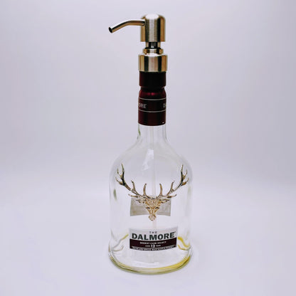 Whisky-Seifenspender Dalmore | Upcycling Pumpspender aus Dalmore Whiskey Flaschen | Nachfüllbar mit Seife | Bad Deko | Geschenk Jäger