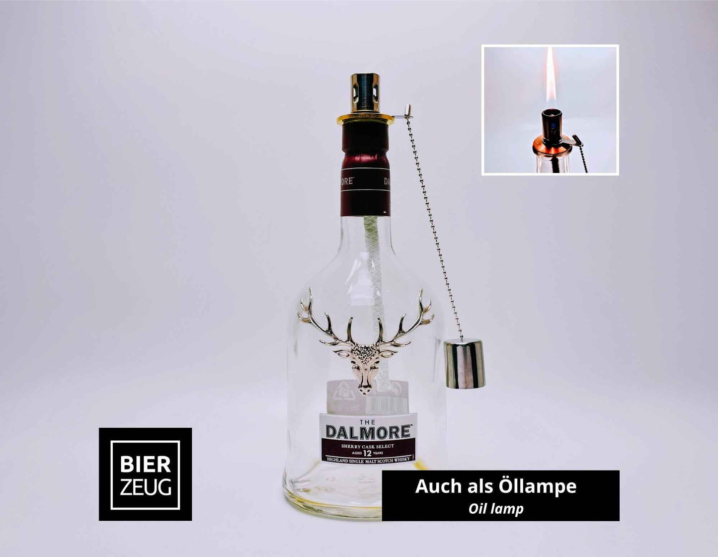 Whisky-Seifenspender Dalmore | Upcycling Pumpspender aus Dalmore Whiskey Flaschen | Nachfüllbar mit Seife | Bad Deko | Geschenk Jäger