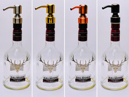 Whisky-Seifenspender “Whisky Wave” | Handgemachter Pumpspender aus Whiskyflaschen | Ideal für Bad & Küche | Top Geschenk für Whiskyfans