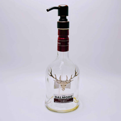 Whisky-Seifenspender Dalmore | Upcycling Pumpspender aus Dalmore Whiskey Flaschen | Nachfüllbar mit Seife | Bad Deko | Geschenk Jäger