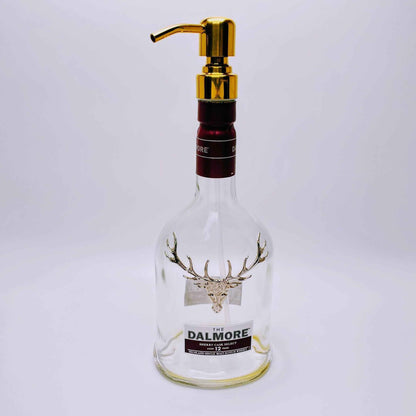 Whisky-Seifenspender Dalmore | Upcycling Pumpspender aus Dalmore Whiskey Flaschen | Nachfüllbar mit Seife | Bad Deko | Geschenk Jäger