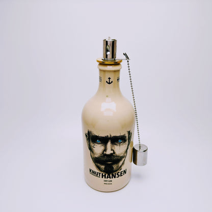 Gin oil lamp "Knut Hansen" | Handmade oil lamp from Knut Hansen bottles | Upcycling | Handcrafted | Individual | Gift | Decoration