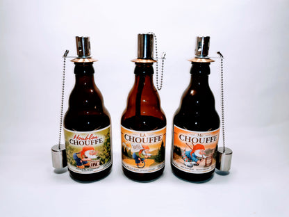 Craftbier-Öllampe | Handgemachte Öllampe aus Craftbeer-Flaschen | Upcycling | Handgemacht | Individuell | Geschenk | Deko | H:22-25cm