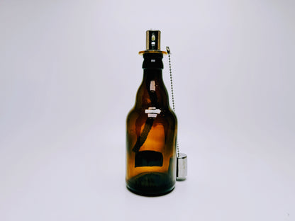 Öllampe aus Steini / Stubbi Bierflasche | Handgemachte Öllampe aus Bier Flaschen | Upcycling | Handgemacht | Individuell | Geschenk | Deko