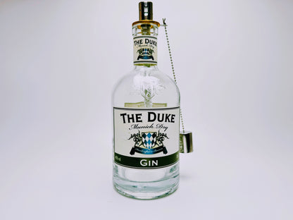 Gin oil lamp "The Duke" | Handmade oil lamp from The Duke Gin bottles | Upcycling | Handmade | Individual | Gift | Decoration | H:25cm