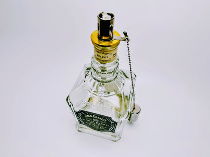 Whisky-Öllampe ”Jack Daniels” | Handgemachte Öllampe aus Jack Daniels Single Barrel Flasche | Upcycling Deko | Individuelles Geschenk