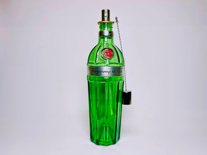 Gin oil lamp "Tanqueray" | Handmade oil lamp made from Tanqueray Gin bottles | Upcycling | Handmade | Individual | Gift | Decoration | H:30cm