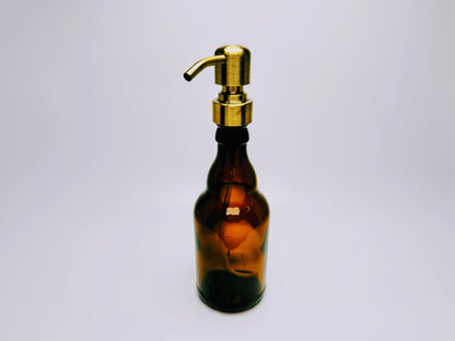 Soap dispenser "Stubbi" | Handmade &amp; refillable soap dispensers made from Steini / Stubbi beer bottles | Upcycling gift for beer fans