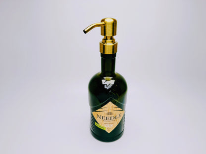 Gin soap dispenser "Needle" | Upcycling pump dispenser from Needle Gin bottle | Refillable with soap, dishwashing liquid | Bathroom decoration | Black Forest gift
