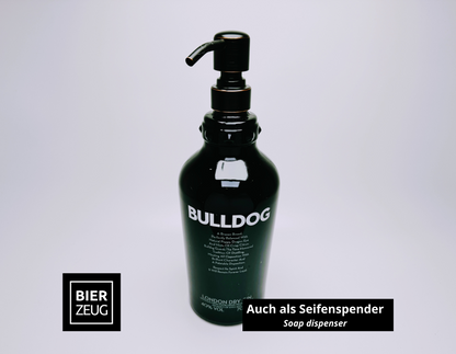 Gin Öllampe “Bulldog“ | Handgemachte Öllampe aus Bulldog Gin Flasche | Upcycling | Handgemacht | Individuell | Geschenk | Deko Balkon Garten
