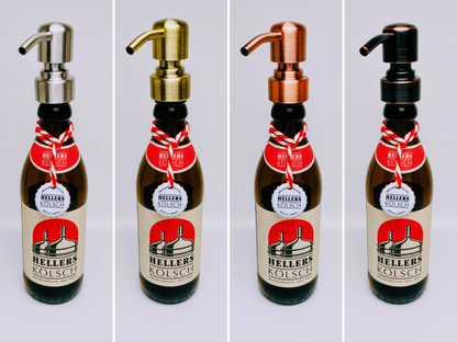 Kölsch Soap Dispenser "Rhein Foam" | Refillable Dispenser from Kölsch Beer Bottles | Handmade Cologne Gift | Upcycling Bathroom Decor