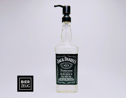 Whisky soap dispenser “Jacky” | Upcycling pump dispenser from Jack Daniels bottles | Refillable with soap, dishwashing liquid, beard oil | Bathroom decoration gift
