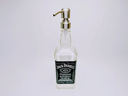 Whisky soap dispenser “Jacky” | Upcycling pump dispenser from Jack Daniels bottles | Refillable with soap, dishwashing liquid, beard oil | Bathroom decoration gift