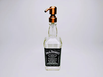Whisky soap dispenser “Jacky” | Upcycling pump dispenser from Jack Daniels bottles | Refillable with soap, dishwashing liquid, beard oil | Bathroom decoration gift