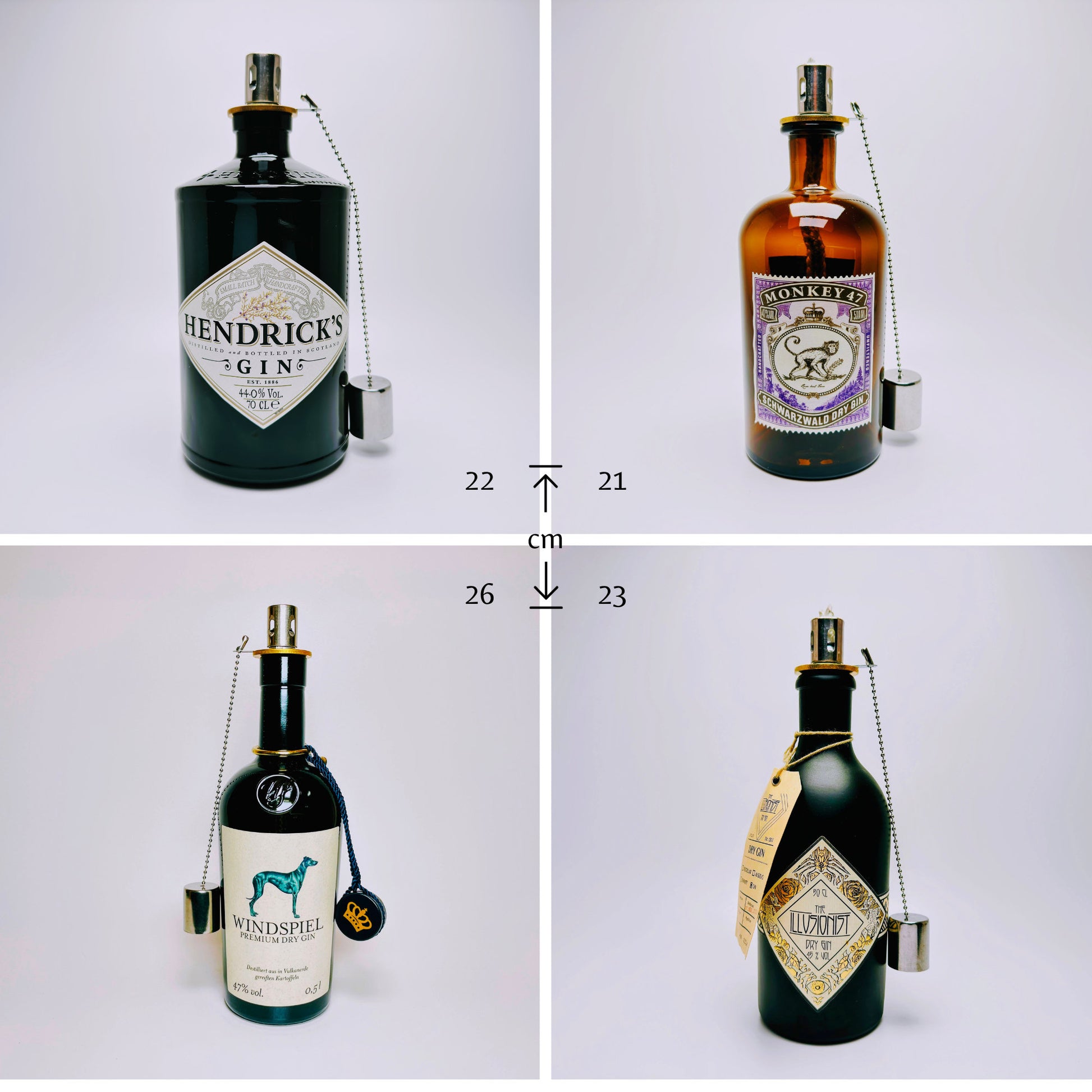 Gin Öllampen aus Handgemachte Upcycling | Flas BIERZEUG – Öllampen \