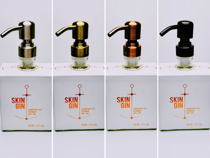 Skin-Gin-Seifenspender - Spender aus Skin Gin-Flaschen für Seife oder Lotion - Upcycling Geschenk - Tea Kiss Hamburg München