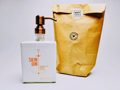 Skin-Gin-Seifenspender - Spender aus Skin Gin-Flaschen für Seife oder Lotion - Upcycling Geschenk - Tea Kiss Hamburg München