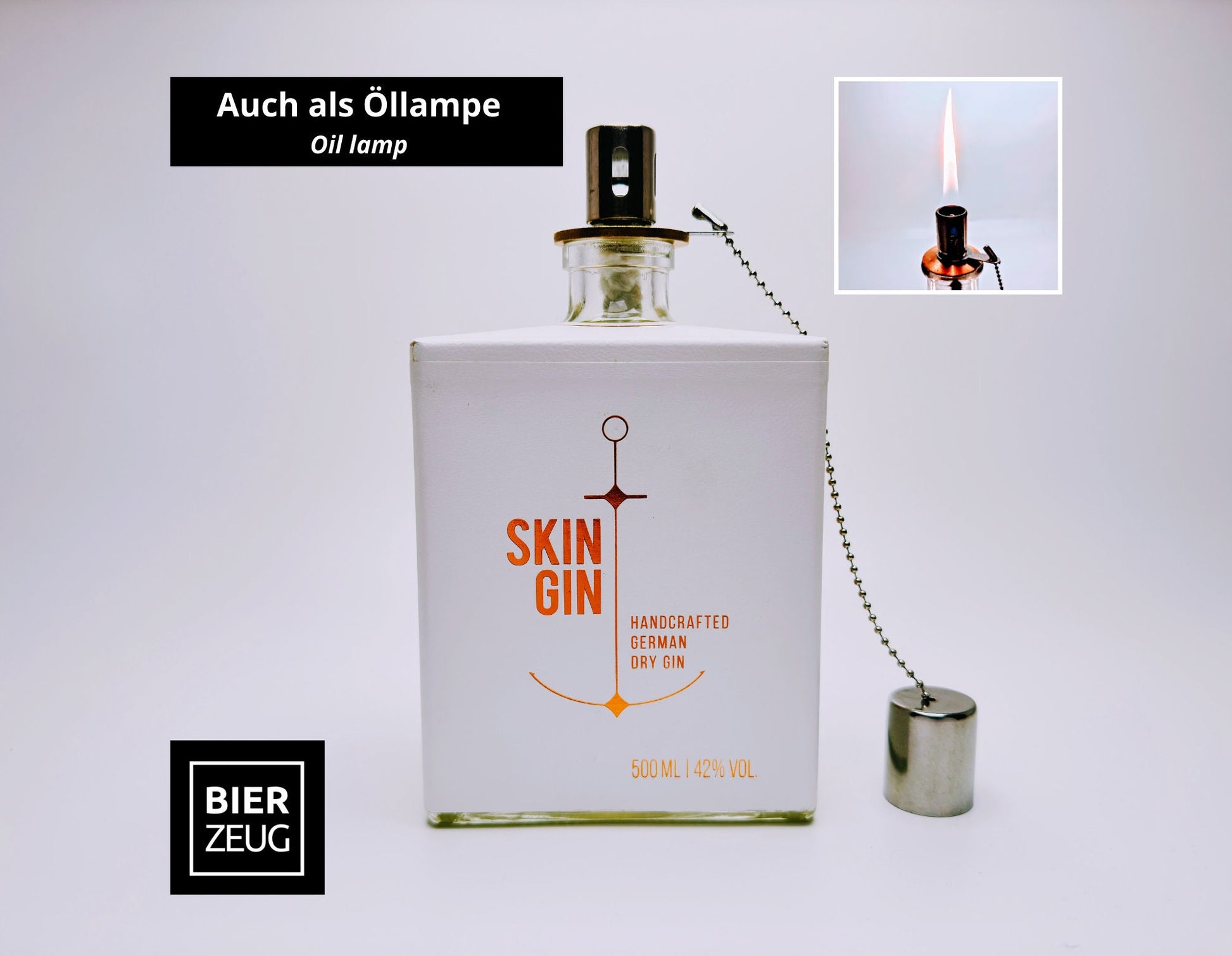 Skin-Gin-Seifenspender - Spender aus Skin Gin-Flaschen für Seife oder Lotion - Upcycling Geschenk - Tea Kiss Hamburg München