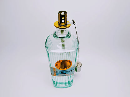 Gin Öllampe "Le Tribute" | Handgemachte Öllampe aus Le Tribute Gin Flaschen | Upcycling | Handgefertigt | Individuell | Geschenk | Deko