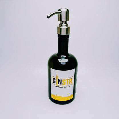 Gin-Seifenspender "Ginstr" | Upcycling Pumpspender aus Ginstr Gin Flasche | Nachfüllbar mit Seife | Bad Deko | Geschenk Stuttgart