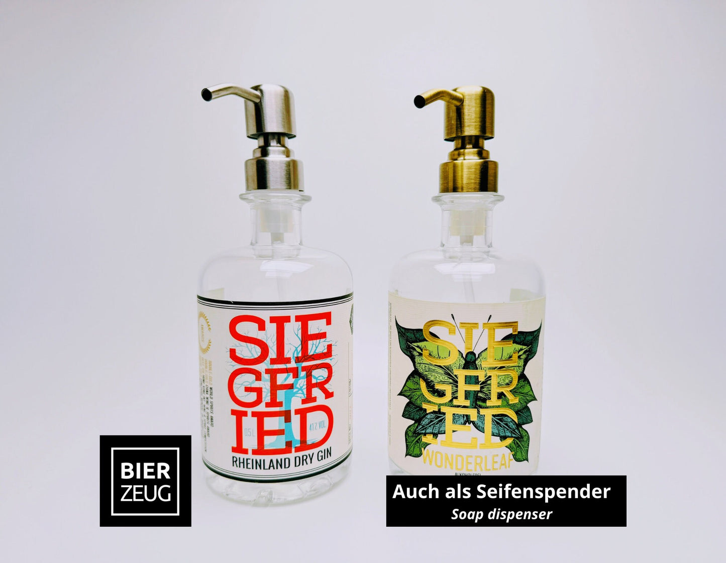 Gin Öllampe "Siegfried" | Handgemachte Öllampe aus Siegfried Gin Flaschen | Upcycling | Handgefertigt | Individuell | Geschenk | Deko