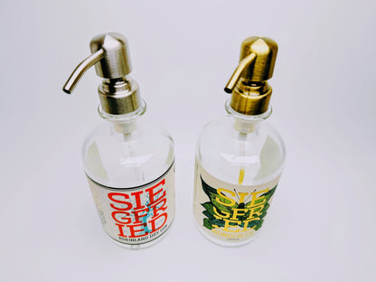 Gin-Seifenspender "Siegfried" | Upcycling Pumpspender aus Siegfried Gin Flaschen | Nachfüllbar mit Seife etc. | Bad Deko | Geschenk Bonn