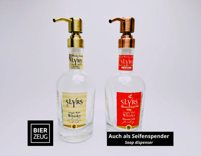 Whisky-Öllampe "Slyrs Shine" | Handgemachte Öllampe aus Slyrs Whisky Flaschen | Upcycling | Individuell | Geschenk | München | Bayern | Deko