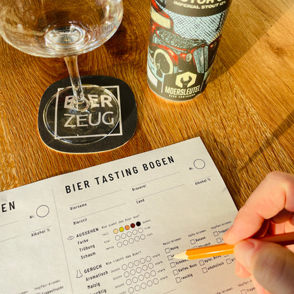 Bierbewertungsbogen (DE+EN) - Inkl. 100+ Food-Pairing-Tipps zu 32 Bier-Stilen - Bier Tasting bewerten - Für alle Biersorten - Download (PDF)